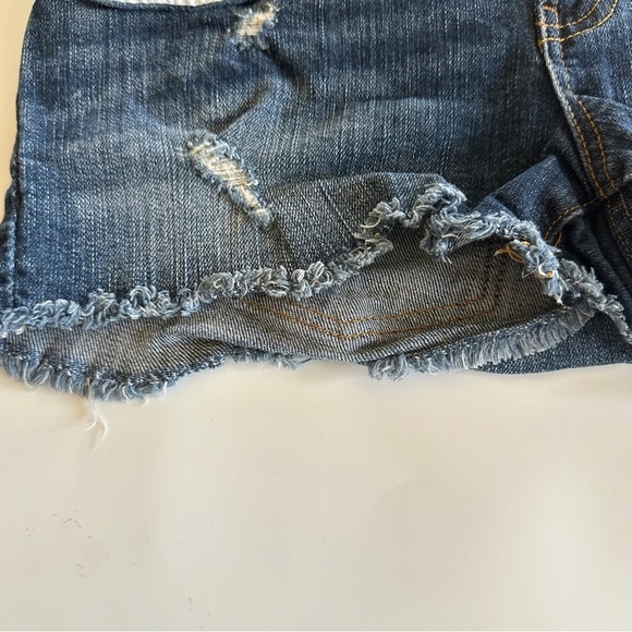 BP by Nordstrom Junior Distressed Denim Shorts SZ 5 - Picture 7 of 13